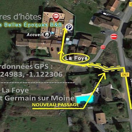 Les Belles Epoques B&B - Proche Puy Du Fou Saint-Germain-sur-Moine Bagian luar foto